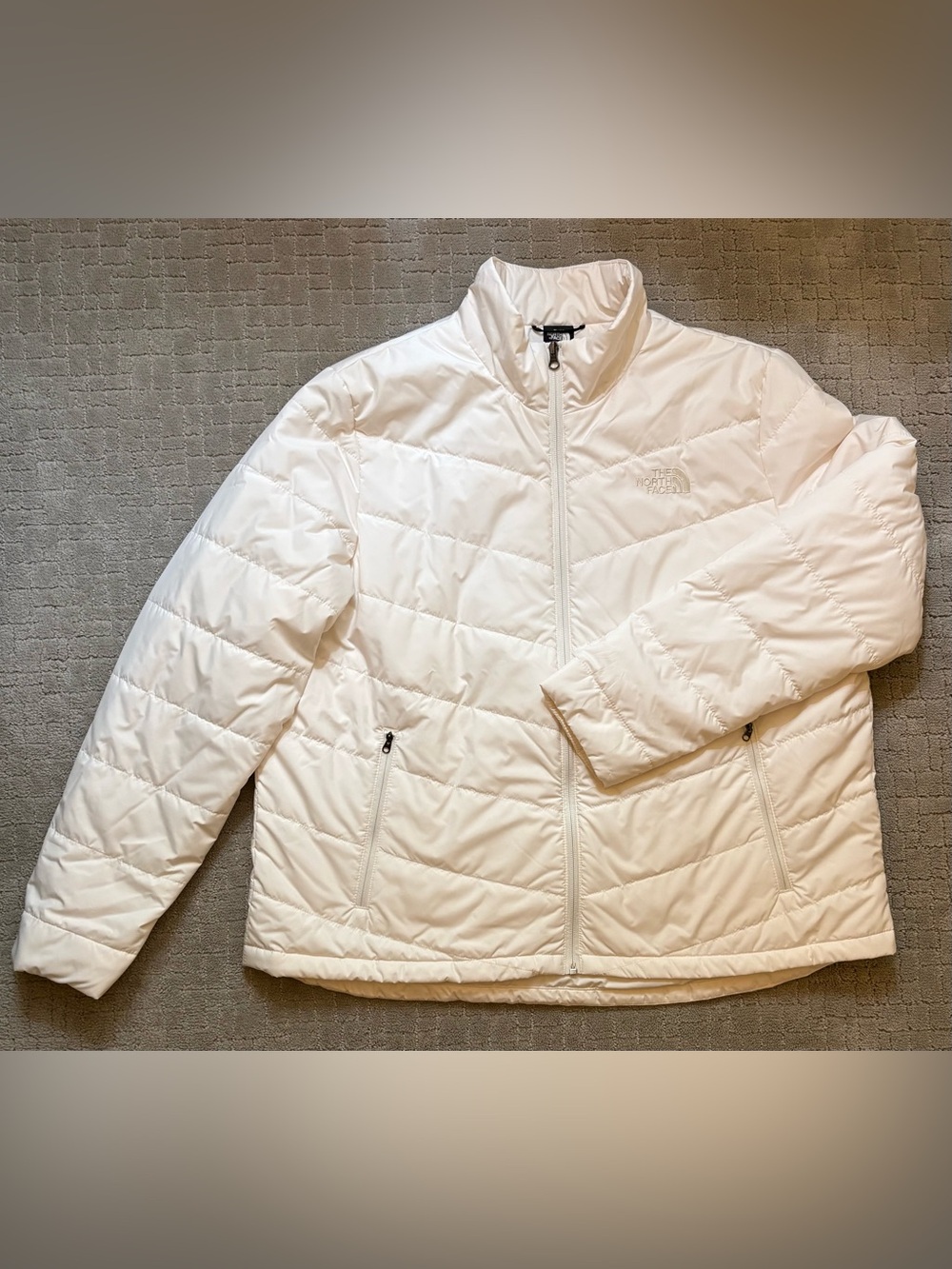 The North Face Tamburello In Gardenia White Insulated Women’s Jacket - Picture 3 of 7
